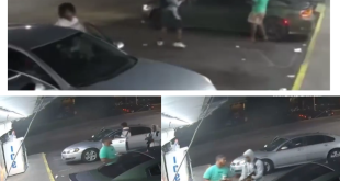 CAUGHT ON CAMERA: Shots fired after gas station robbery